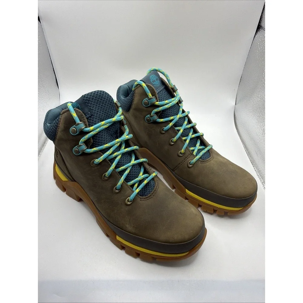 Timberland Jenness Falls Womens Olive‎ Green Waterproof Hiking Boots Size 7.5